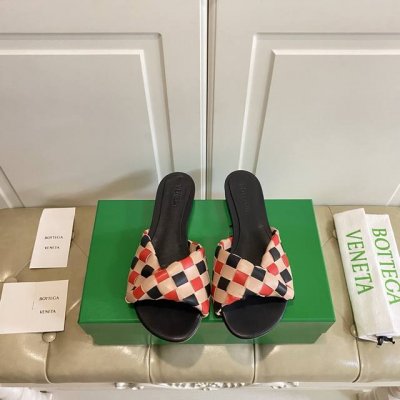 出厂价p Bv新款拖鞋 经典编织面 真皮注塑大底 35-40码 41-43码定做不退换