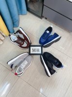 出厂价p 阿玛尼Armani 爆卖款官网全球首发男款男鞋高端品牌 鞋面采用进口飞织进口羊皮内里 专供防滑耐磨大底 打造时尚个性衬托你的与众不同 潮男必备经典款