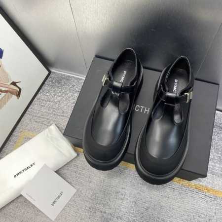 出厂价 DYMONLATRY设计师品牌2024暗黑系列大头小皮鞋 跟高5.5c，增高显腿细，德比鞋舒适好搭，玛丽珍俏皮精致，大圆头设计感十足，五金配件超有质感， - 点击图像关闭