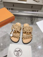 工厂P出 P340 2025Sss官网最新色Herme* Ancone凉拖鞋 猪鼻款 原版水台 原版Tpu大底 面料只做全真皮，9色均与官网同步 码数35-42