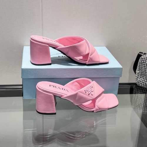 出 真皮大底 顶级包装配套最高版本 PRADA 222普拉达春夏新品， 顶级版本 实力来袭！Prada Glow限时店22版官方新升级，真皮底凉鞋，全国独家首发