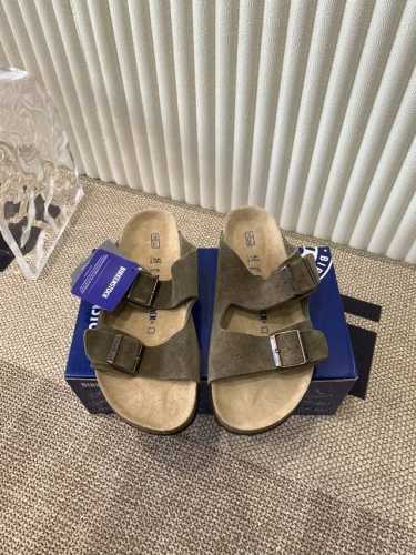 Birkenstock 勃肯boston真皮软木拖鞋博肯沙滩情侣拖鞋 鞋面：原版牛皮京垫脚牛皮京 大底：Eva 橡胶发泡 码数：35-45