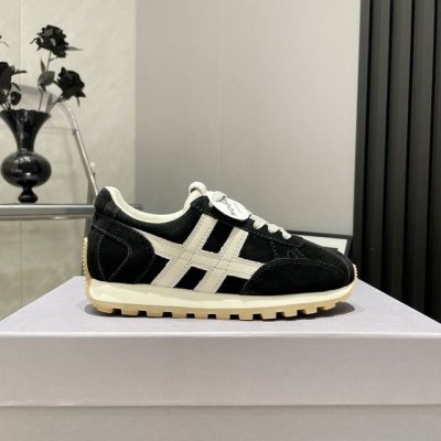出厂:女430男440独家顶级版本 Hogan 2025Vs春夏最新运动休闲系列 厚底休闲运动鞋 流行 H拼色工艺~休闲运动鞋履精湛手工设计融入军装元素，兼职实