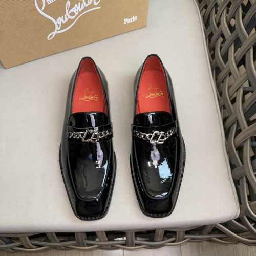 brand: Christia*.Loubouti* High-End Men's Business Dress Shoes Classic Red Soled