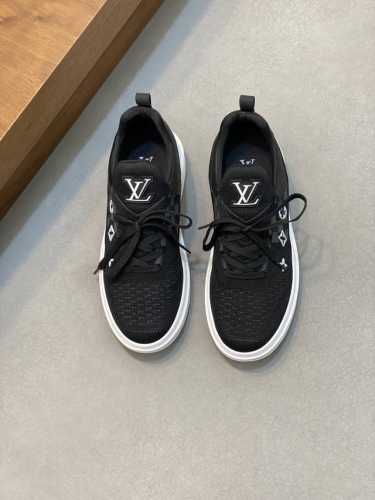 Louis Vuitton 路易威登 -高端品质 原单-鞋面：品牌飞织布匹、品牌塑胶模块、鞋舌.鞋身.注塑品牌logo图腾-内里：品牌帆布-大底：超轻TPU发泡