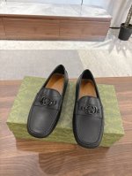 gucci男士精品豆豆鞋，顶级品质，鞋面进口牛皮，水染牛皮内里，原版大底，标准码数38-44