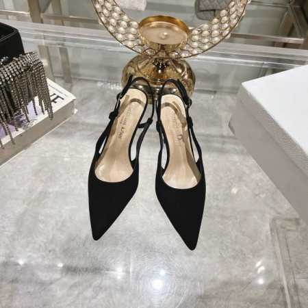 出厂 Dior 迪奥 2024春夏走秀新款Tribales系列女鞋 CD明星同款时尚尖头珍珠字母logo五金扣高跟一字单鞋 市面顶级高端版本 材质:原版定制进口 - 点击图像关闭