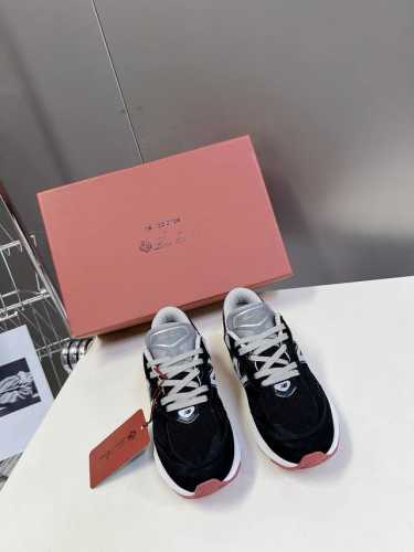 顶级版本：情侣款 Loro Piana x NewBalance 联名款LP x NB 990v6系列情侣款 复古 休闲 运动鞋 原版购入开发 做货 拥有百年历