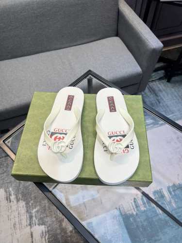 实价 古奇人字拖鞋 爆款热卖原版进口材料原厂大底！Size：38 46 45 46 不退换
