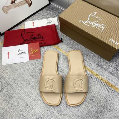 出厂价 顶级版本 代购级④个颜色供选择。2024重磅推出 Christian Louboutin CL 标识设计 红底鞋最新走秀款 简称CL 红底鞋2024T台