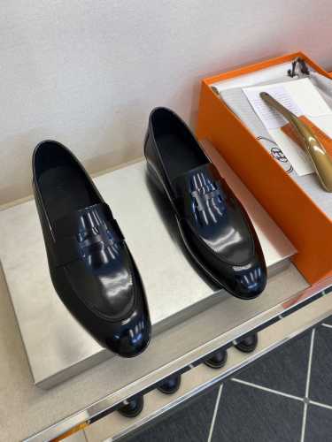 Hermes 正装乐福鞋 真皮大底 Size:38-45