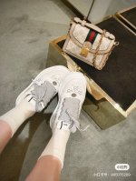 GG 小胖丁 白色GG水晶帆布 女士 35-40 P