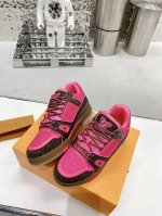 出厂价 钻石款 情侣款 Louis*Vuitto* LV Traine 走秀款 滑板鞋系列 TRAINER 大底和面料私模 绝对下血本费心思的一款鞋子 自Vif