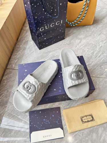 工厂价 Gucci 古驰2024专柜 最新款 官网同步 舒适好搭 夏日必备时尚拖鞋 原版开模 代购版本 私膜大底 全套专柜包装 Size：35-45码