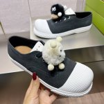 可做无标 玛尼春夏新品专柜同歩原版包装 芯片感应 女神必备单品 可甜可素 高品质货 垫脚 牛皮 大底 原版1:1开模大底 精工细作 打造最美单品 码数 35-4