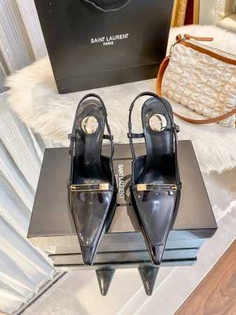 橙子出厂价 Saint Laurent 圣罗兰 Ysl新款尖头高跟凉鞋 高跟鞋 细跟单鞋 材质 漆皮 跟高 8Cm、10Cm 码数 34-40 - 点击图像关闭