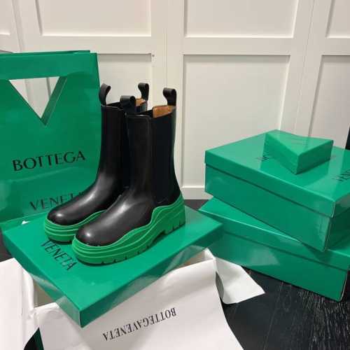 橙子出厂价 BOTTEGA VENETA 秋冬经典款 BV厚底中筒靴 烟筒靴 切尔西靴 真正的经典 永不过时 葆爹穿搭 时尚最前沿 跟高：5.5CM 码数：35