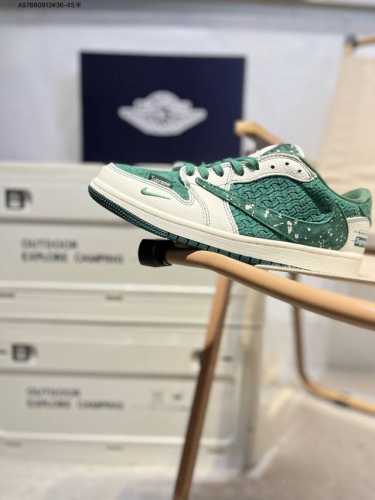 公司级头层皮乔丹Air Jordan 1 Low Aj1低帮系列篮球鞋 官方同步配色 原装级产物 #拒绝公底 立体鞋型 细节完美 高清洁度Xs As766091