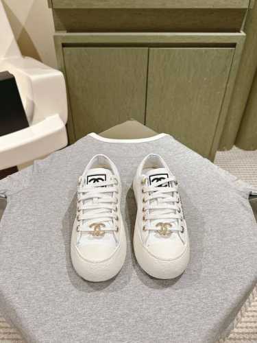 原版开发 高版本 福利 -Chanel 小香C家 2025 厚底熊猫鞋 板鞋-专柜爆火超难抢的一款松糕底小白鞋 球鞋 休闲鞋原版购入开发 开模大底 材料一比一定