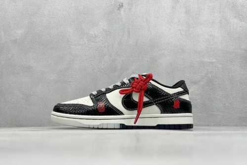 400 現貨 终端放店 Xc版 Nike Sb Dunk Low X Undefeated 蛇年限定 黑白满天星 纯原大厂出品 极力推荐 原装头层材料 独家版型