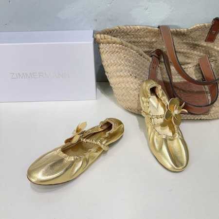 高品质出厂 ！小众潮牌代购级Zimmermann 2024 ss 秋冬芭蕾鞋套码玛丽珍奶奶鞋！ Zimmermann芭蕾平底 芭蕾、花朵、舒适这三大元素齐全，同 - 点击图像关闭