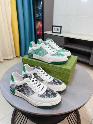 出厂价P Gucci 古奇 新款男鞋高端品牌，最新時尚休闲男鞋，潮流百搭之款，轻松运动风，鞋面意大利进口头层牛皮 真皮内里 加超精细做工。原版个性时尚橡胶耐磨大