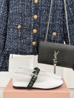 厂价 miu Miu 缪缪25S新品 网面玛丽珍鞋 这一季的春款真的太爱了 网面若隐若现 性感又不失甜美~