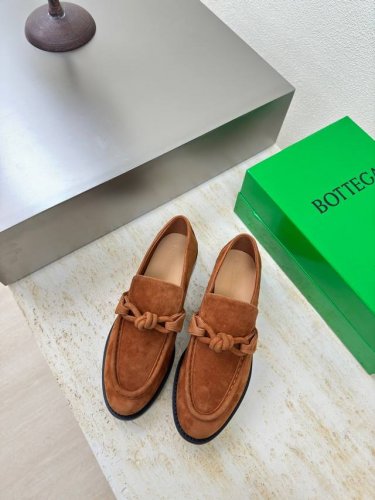 34-41 34 40 41 BOTTEGA VENET* 真皮 结绳配饰 女士Astaire乐福鞋 麂皮 老钱风 乐福鞋 原版一比一做法 一致五金 当今流行的