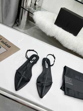 高品质出厂 平底小众潮牌网红款 Jil Sander 吉尔 桑达早春凉鞋系列！春夏最新爆款时髦平底尖头带子凉鞋 这款真的绝了 时髦到飞起 想不到有任何理由可以去 - 点击图像关闭
