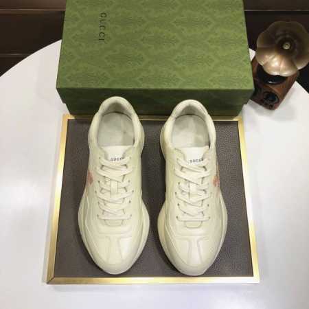 工厂批 Gucci 高版本 爆款老爹鞋 官网一比一复刻 情侣款 2018专柜同步发售 ，，鞋面采用进口牛皮，舒适羊皮内里，脚感一级棒，原版轻便减震加厚发泡大底， - 点击图像关闭