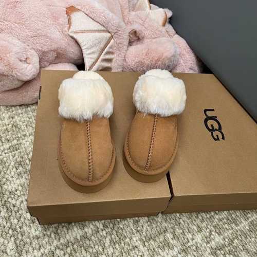 Ugg 升级厚底 百分百皮毛一体。防滑大底 尺码：35-40 标准码