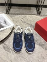 顶级版本：男款 Ferragamo菲拉格慕 最新Gancini系列 厚底 休闲 运动鞋 原版购入开发 做货 这款都市风格休闲鞋大胆融合多种面料，巧妙运用高科技网