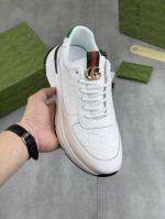 工厂p价p 实价 古奇Gucci 官网最新款休闲时尚男鞋 爆款版型简洁大气 潮男专属.独有的官网最新品牌双G素元素古奇原版装饰 时尚又大方 面料原版小牛皮全进口