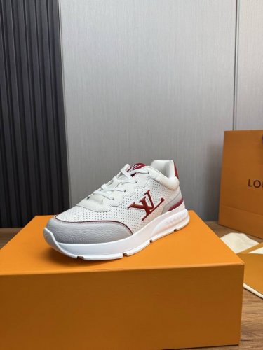 工厂p价 lv.男鞋专柜爆款 官网同步 1:1高品质出货原版牛皮 原厂原版底 38-45 45定做不退换