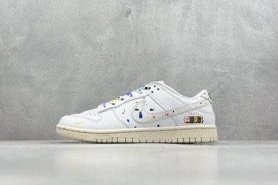 400 現貨 终端放店 Xc版 Nk Sb Dunk Low 古驰联名-喷墨白勾 周年高端定制 低帮休闲板鞋 #定制鞋盒 大厂纯原品质出货 超高清洁度 皮料切割