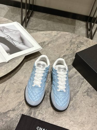 Chanel香奈儿菱格纹棒球鞋 网球鞋 黑白 熊猫配色 休闲 运动鞋 原版购入开发 做货 小香最新隐藏款网球鞋软菱格纹 柔软小羊皮配搭大鞋舌和经典双C Logo