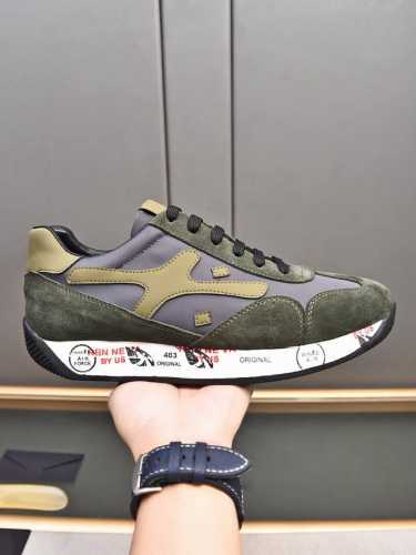 Premiata 普瑞米亚达 时尚、运动、休闲、慢跑、 普瑞米亚达意大利名品百年历史，所有工艺全手工打造，米“字一样的logo简称米字鞋。完美的融合了传统的制鞋