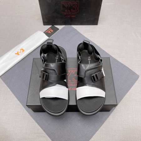 新款 Y-3 最新時尚男装凉鞋..鞋面選用进口弹力布 柔软舒适上脚、踮脚是沙丁面绒防滑、对比专柜一模一样做出、精心制作，原版开模，。凸显高端贵气，，橡膠耐磨pu - 点击图像关闭