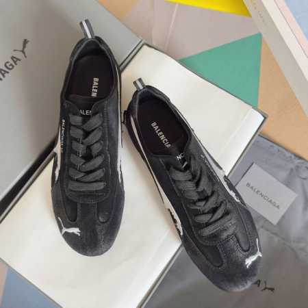 顶级版本：女款 巴黎世家Balenciaga × 彪马Puma 联名款Ultrasoft Speedcat 德训鞋 休闲 运动鞋 足球鞋 原版购入开发 做货 这 - 点击图像关闭
