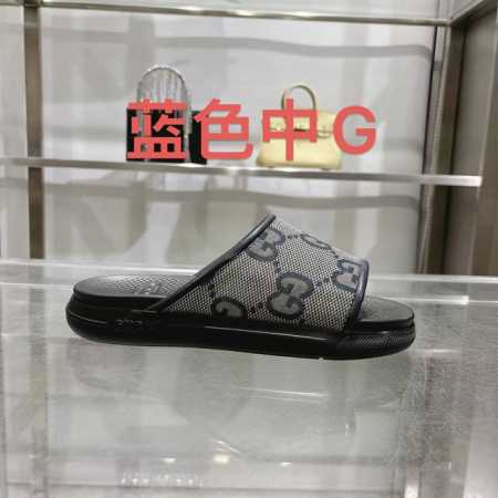 gucci］ Size：40-46 2025古奇男士新款夏季新款男款一脚蹬凉拖鞋 该单品的灵感源自意大利海岸的夏季精神和海滩俱乐部，是 Gucci Lido 的 - 点击图像关闭