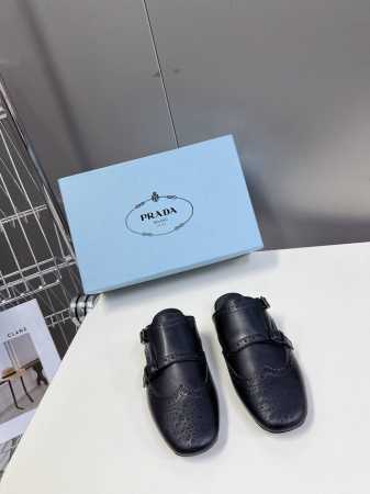 半拖 单鞋 男装10 PRADA普拉达春夏走秀款复古布洛克情侣款半拖单鞋走秀款 复古感时髦满满 随意百搭 时尚休闲 独到味道 人人都爱也轻松驾驭 每年都会爆.足 - 点击图像关闭