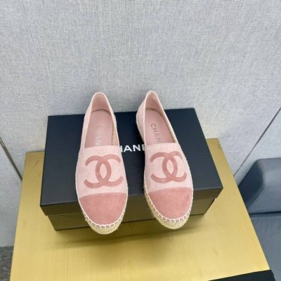普通版本 ，顶级版本 Chan E*L2024新配色香奈儿官网同步 渔夫鞋 专柜原版开发，正品工艺，手工折边后缝合，纯手工缝马克线，鞋正中的双C Logo点缀恰