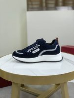 工厂价 顶级版本 原单 Bally 巴利秋季新款休闲飞织运动鞋 原版购入开发 做货 巴利家男士经典系列 科技透气面料搭配牛皮 休闲运动鞋 休闲之履运动老爹鞋结合