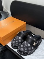 橙子出厂价 Louis Vuitton 路易威登 Lv春夏新款 仿真丝老花凉拖鞋 包头半拖 高级慵懒风 百看不厌款 时尚度拉满 细节用心感受 码数：35-40