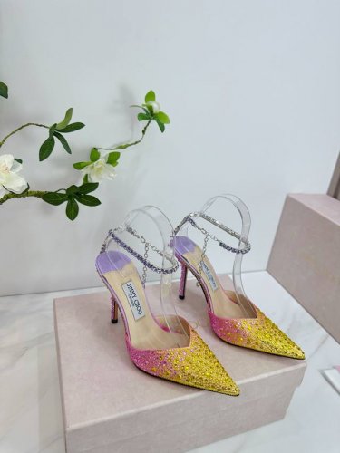 出厂 Jimmy Choo 吉米周 是一个非常全面之尊贵时尚生活品牌 香港,美国等大时尚博主及明星的同款表带女士高跟 中跟 平跟后空凉鞋系列 澳大利亚尖头 圆头