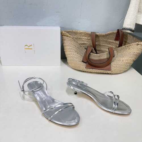高品质出厂 小众潮牌Therow25春夏新款简约带子高跟露趾凉鞋 太简约时髦啦 没有一丢丢多余的设计 有一丢高级又简约的感觉其实除了好看以外它的舒适度真的是好穿