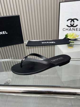 工厂p价 女装女鞋 运动原单 Chanel 香奈儿 25S 平底夹脚人字拖鞋升级版 码数36-44 41-44定做不退换 - 点击图像关闭