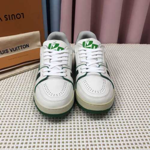 情侣新款质量好代购级别品质 市面最齐全 LV-路易-威登 PK市场一切版本 2024走秀新款 篮球板鞋 代购品质 原版1：1开发复刻！！上脚非常舒适 做工精细