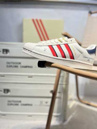 Lv X Adidas Originals Superstar Al经典配色 经典贝壳头官网同步 实拍首发渠道正品订单 诠释市场最高工艺水平区别市面普通真标版本