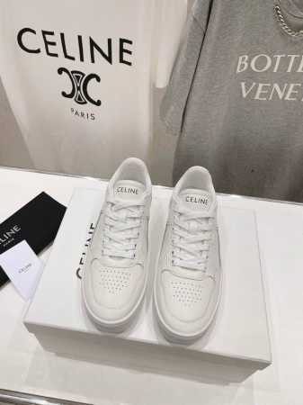 高版本出厂360 男码10 情侣款 Celine*赛琳～24Ss New Arrival Ct-06思琳春夏新款情侣运动休闲小白鞋 可以闭眼入那种，舒适百搭休闲 - 点击图像关闭